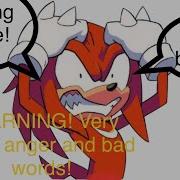 Sonic Plush Knuckles Anger Problem