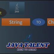 Java Program To Convert String To Char Array String To Char Array Debug Java Program JavaTalent