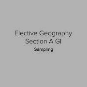 Sampling Methods