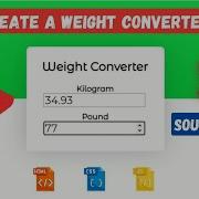 Build A Weight Converter HTML CSS JavaScript Tutorial The Web Prodigy