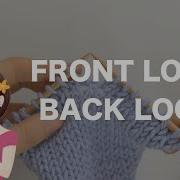 How To Front Loop Back Loop English Continental Style