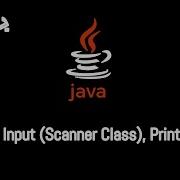 06 JAVA Java User Input Scanner Printf Methods