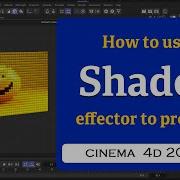 How To Project An Image Using Shader Effector In Cinema 4D 2023 MaxonVFX