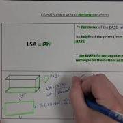 Lateral Surface Area Of Rectangular Prisms