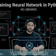 10b Train A Neural Network Bare Bones Python Forward Pass Gradients And Weight Updates Manually