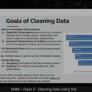 Class 5 Cleaning Data Using SQL