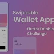 Wallet App Flutter UI Dribbble Challenges