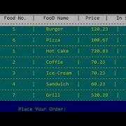 FOOD ORDER MANAGEMENT SYSTEM IN C PROGRAMMING WITH SOURCE CODE