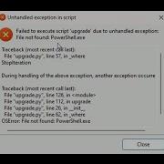 HOW TO FIX FILE NOT FOUND POWERSHELL EXE HONORBOOK 14 DRIVER UPGRADE ERROR