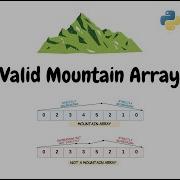 Valid Mountain Array Python One Pass Solution