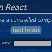 Converting A Text Input Into A Controlled Component In React
