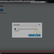 Angular2 PrimeNG Application Using PrimeNG Components