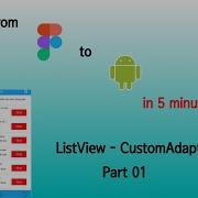 Lession 6 Custom Adapter For ListView Android X Part 01