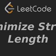 Minimize String Length LeetCode 2716 Python Solution Code Answer Explanation