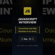 Count Even And Odd Numbers In An Array In JavaScript 2 Methods