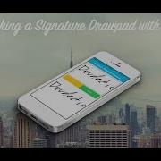 Making A Signature Drawpad With Ionic