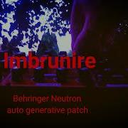 Imbrunire Auto Generative Patch With Behringer Neutron Sample Hold And LFO Trigger The VCO