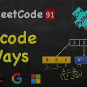 Decode Ways LeetCode 91 C Java Python