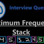 Maximum Frequency Stack Leetcode 895 Python