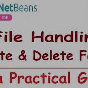 Java Practical Guide 10 File Handling In Java 5 Create Delete Folder In Java