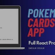 Build Pokemon Cards App With React JS Full Project Tutorial Beginners Learn Coding