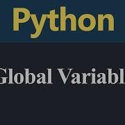 Global Variable In Python Hindi
