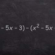 Learn How To Subtract Polynomials