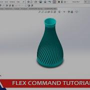 Flower Pot Design In SolidWorks I Flex Command Tutorial I HydroCraft