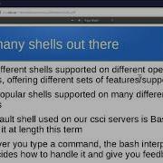 Command Shells And Scripting Languages