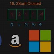 3Sum Closest Two Pointers Leetcode 16 Python And Java