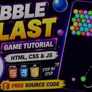 Bubble Blast Game Tutorial Using HTML CSS JavaScript Free Source Code