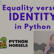 Равенство против идентичности в Python