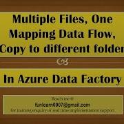 86 Azure Data Factory использование одного Mapping Data Flow с параметрами для обработки разл