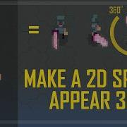 Урок по пиксельной графике наложение спрайтов 3D иллюзия из 2D спрайтов