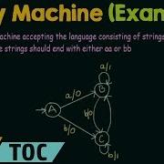 Construction Of Mealy Machine Example 1