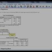 Множественная логистическая регрессия в SPSS