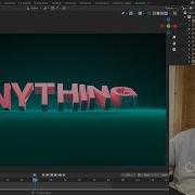 Анимация отдельных букв в Blender живые вопросы