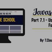 Part 7 1 Javascript User Defined Functions
