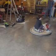 Testing Leaf Blower Hover Craft