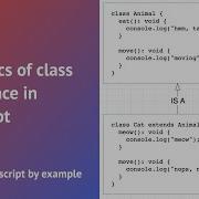 The Basics Of Class Inheritance In Typescript Learning Typescript By Example 014