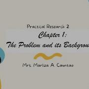 Chapter 1 The Problem And Its Background