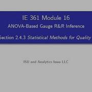 Statistical Process Improvement Module 16