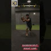 MED BALL RAINBOW SPLIT SQUAT JUMP K2box Fitness Slamballworkout Squat Squatjump Coreworkout