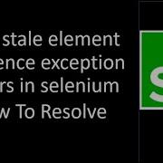 How To Handle Stale Element Exception Selenium WebDriver