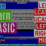 LEN UCASE LCASE LEFT RIGHT MID In QBASIC