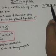 114 Introduction To Z Transform And Region Of Convergence ROC EC Academy
