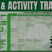 How To Create A Time And Activity Tracker In Excel Designed From Scratch Free Template