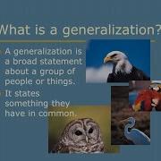 Making Generalization In Critical Reading