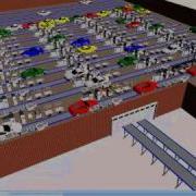 Simio Simulation Suppliers Factories A Car Assembly Line ROGLE Univ Pol Valencia