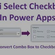 Multi Select Checkbox In Power Apps